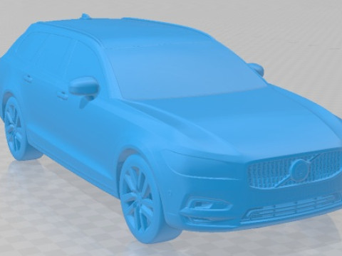 Volvo V90 Cross Country 2020 afdrukbare auto 3D printmodel