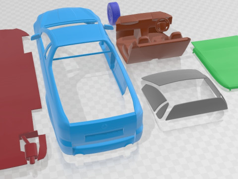 Holden Commodore Evoke ute 2013 Printable Car 3D प्रिंट मॉडल