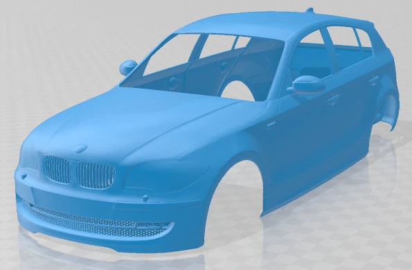 Series 1 5 Doors 2008 Printable Body Car 3D Print Model .c4d .max .obj .3ds .fbx .stl .blend 
