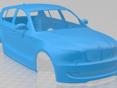 Series 1 5 Doors 2008 Printable Body Car 3D Print Model