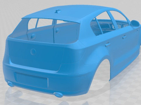 Series 1 5 Doors 2008 Printable Body Car 3D Принт Модель