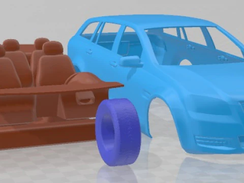 Holden Commodore VE Sportwagon 2012 Printable Car 3D Print Model