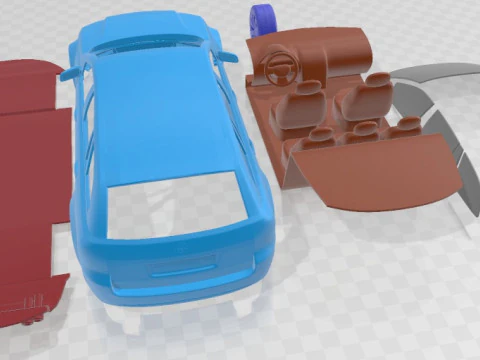 Holden Commodore VE Sportwagon 2012 Printable Car 3D Print Model