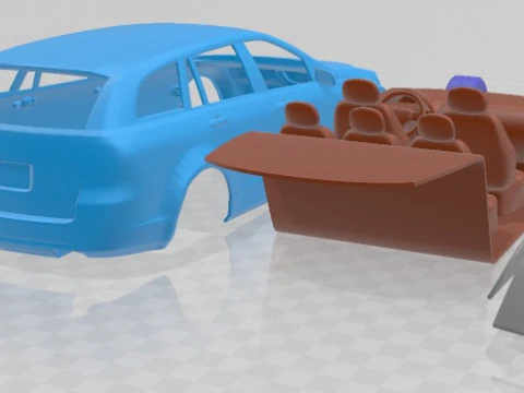 Holden Commodore VE Sportwagon 2012 Printable Car 3D Print Model