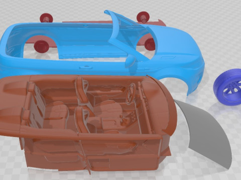 Range Rover Evoque Convertible 2014 Printable Car 3D Print Model