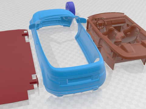Range Rover Evoque Convertible 2014 Printable Car 3D Print Model