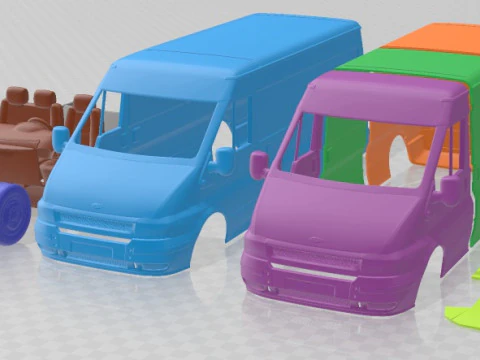 Transit PanelVan 2000 Imprimible Modelo de impresión 3D