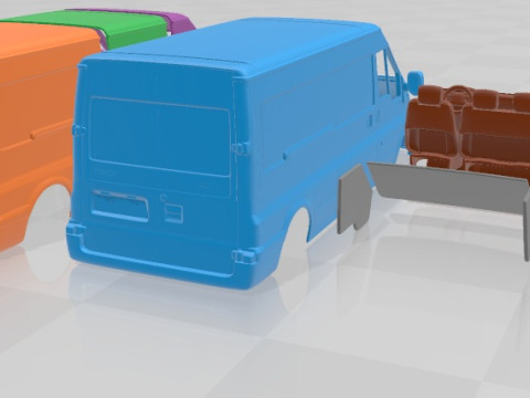 Transit PanelVan 2000 Printable Model do druku 3D