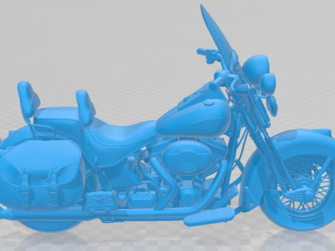 Harley Davidson Springer FLSTS Heritage 2013 Printable Motorbike 3D-printmodel