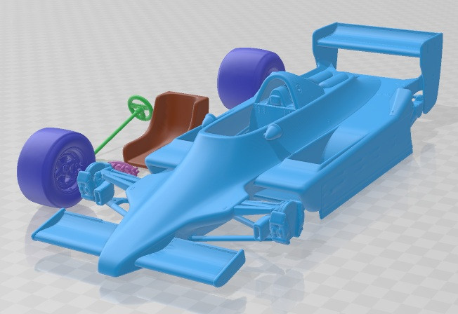 Lotus 79 Grand Prix 1978 Printable Car 3D 프린트 모델 .c4d .max .obj .3ds .fbx .stl .blend 