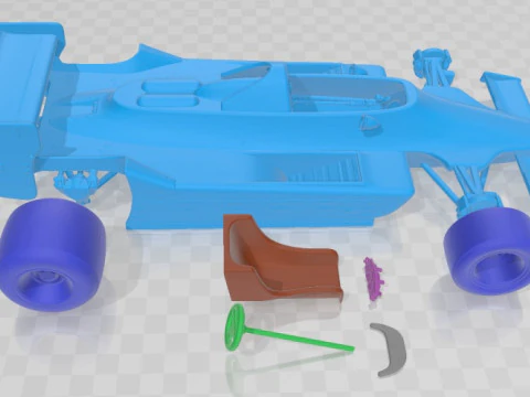 Lotus 79 Grand Prix 1978 Printable Car 3D Print Model