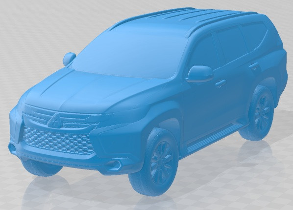 Mitsubishi Pajero Sport TH 2019 Printable Car 3D Print Model .c4d .max .obj .3ds .fbx .stl .blend
