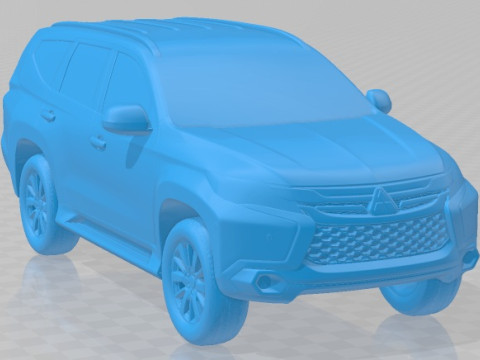 Mitsubishi Pajero Sport TH 2019 Printable Car 3D Print Model