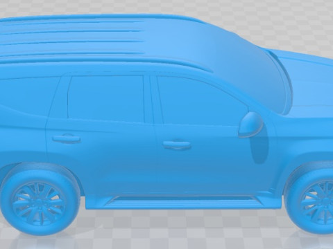 Mitsubishi Pajero Sport TH 2019 Printable Car 3D Print Model