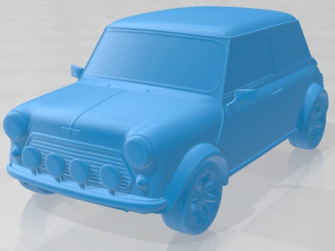 Mini S Classic 2000 Yazdırılabilir Araba 3D Baskı Modeli