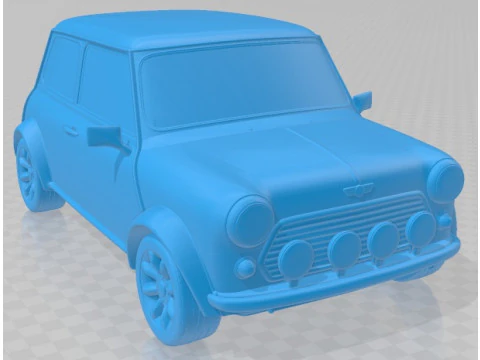 Mini S Classic 2000 Printable Car 3D Print Model
