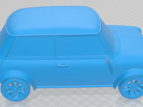 Mini S Classic 2000 Printable Car 3D Print Model
