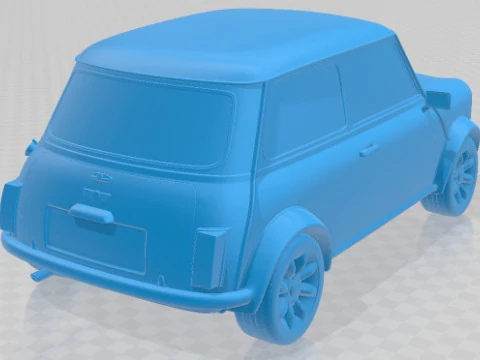 Mini S Classic 2000 Printable Car 3D Print Model