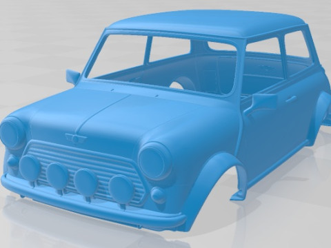 Mini S Classic 2000 Printable Body Car 3D Принт Модель