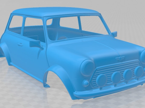 Mini S Classic 2000 Printable Body Car Modello di stampa 3D