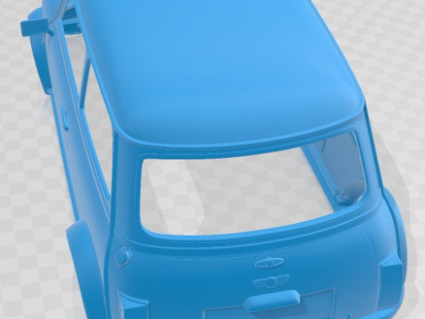 Mini S Classic 2000 Printable Body Car Modello di stampa 3D