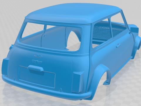 Mini S Classic 2000 Printable Body Car Modello di stampa 3D