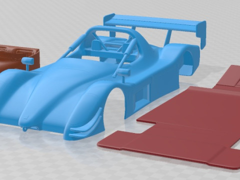 Radical SR8 2012 Race Car Printable 3D Print Model