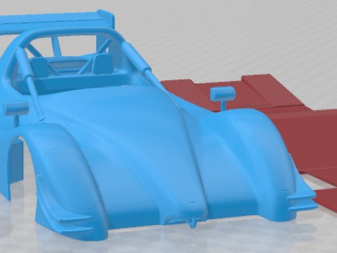 Radical SR8 2012 Race Car Printable Modelo de impresión 3D