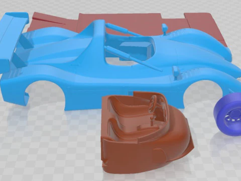 Radical SR8 2012 Race Car Printable 3D Print Model