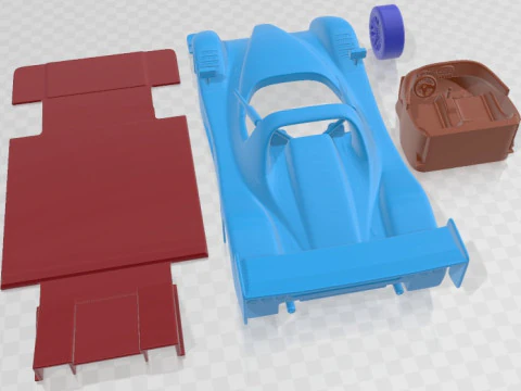 Radical SR8 2012 Race Car Printable 3D Print Model