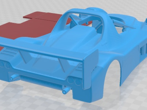 Radical SR8 2012 Race Car Printable Modelo de impresión 3D