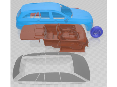 Mercedes Benz E Class Estate AMG Line 2021 Printable Car Model do druku 3D
