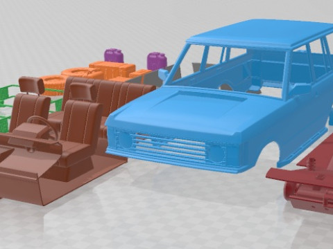 Range Rover Camel Trophy 1981 Printable Car 3D Print Model