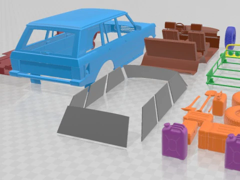 Range Rover Camel Trophy 1981 Printable Car 3D Print Model