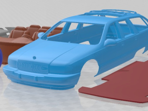 Buick Roadmaster 1996 Printable Car 3D Print Model