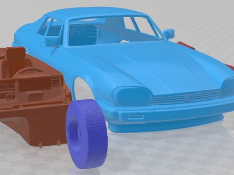 Jaguar XJS Coupe 1975 Printable Car 3D Print Model