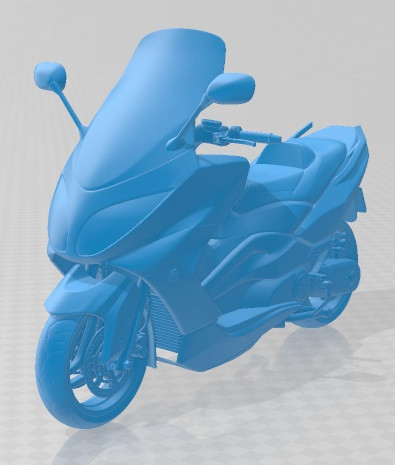 Yamaha T Max 2008 Printable Motorbike Modello di stampa 3D .c4d .max .obj .3ds .fbx .stl .blend