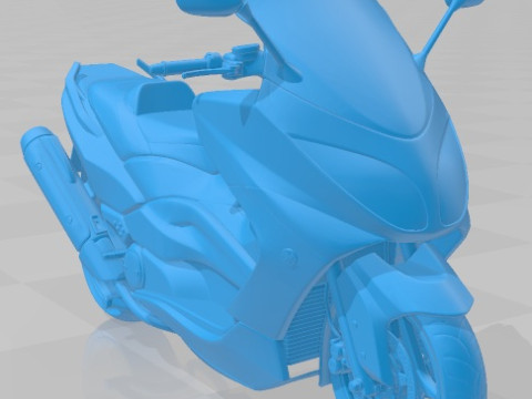 Yamaha T Max 2008 Printable Motorbike Modello di stampa 3D