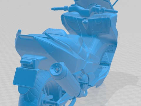 Yamaha T Max 2008 Printable Motorbike Modello di stampa 3D