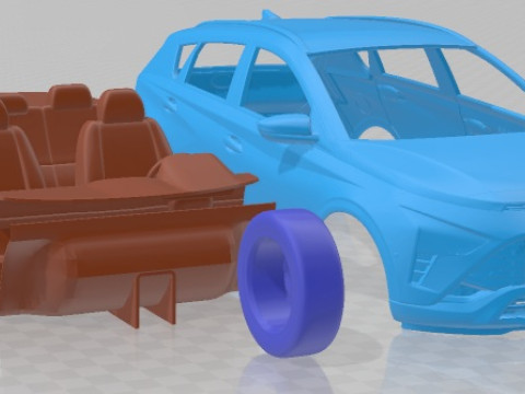 Hyundai Bayon 2022 Printable Car 3D Принт Модель