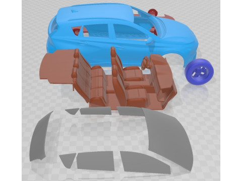 Hyundai Bayon 2022 Printable Car 3D Принт Модель
