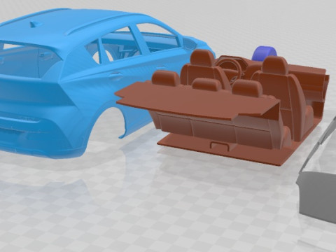 Hyundai Bayon 2022 Printable Car 3D Принт Модель