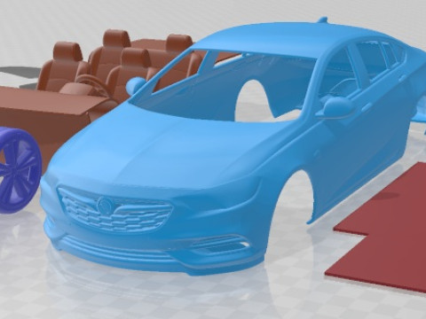 Holden Commodore ZB 2017 Printable Car Modello di stampa 3D