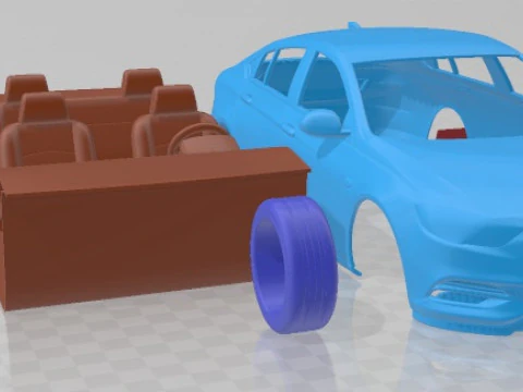 Holden Commodore ZB 2017 Printable Car 3D Print Model