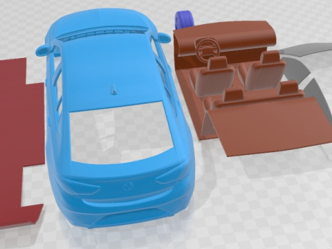Holden Commodore ZB 2017 Printable Car Model do druku 3D