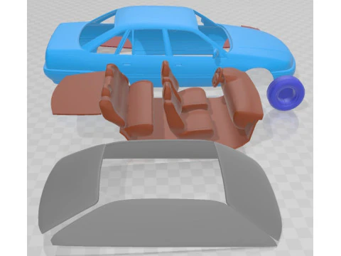 Holden Commodore 1988 Printable Car 3D Print Model