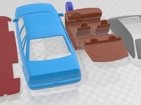 Holden Commodore 1988 Printable Car Modelo de Impressão 3D