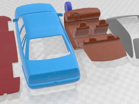 Holden Commodore 1988 Printable Car 3D Print Model