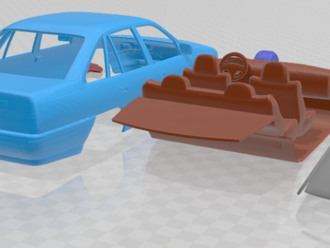 Holden Commodore 1988 Printable Car Modelo de Impressão 3D