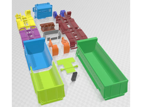 Iveco Stralis X WAY Tipper 2017 Printable Truck 3D Print Model